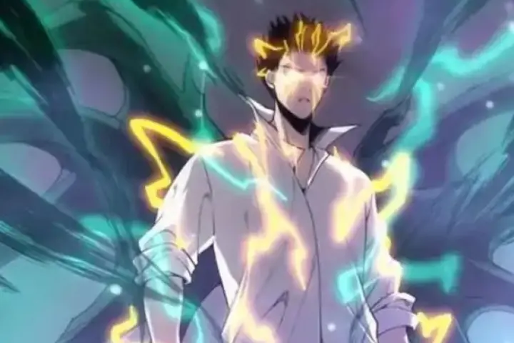 Powerful necromancer unleashing dark energy in Disastrous Necromancer Chapter 231 English Sub