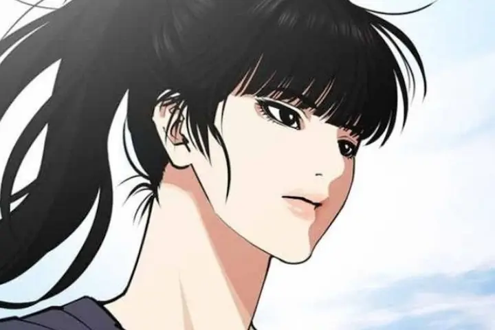 Female character from Lookism in a calm close-up scene — Lookism Chapter 584 English Scan