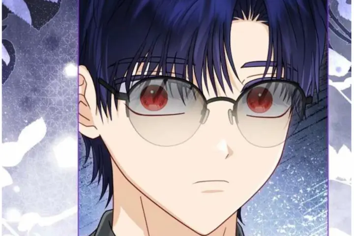 The Villain’s Favorite Is Me Chapter 78 English Sub showing the male lead with red eyes as romance starts to bloom